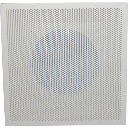 EGER PRODUCTS Air Diffuser, Perf Recsd , 6"Nk, 3/8"Holes, Wht EAPERF06W.375-SP